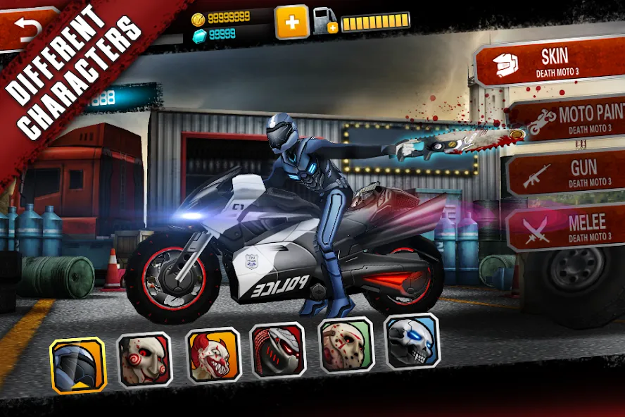 Death Moto 3 : Fighting  Rider (дет мото 3)  [МОД Unlocked] Screenshot 5