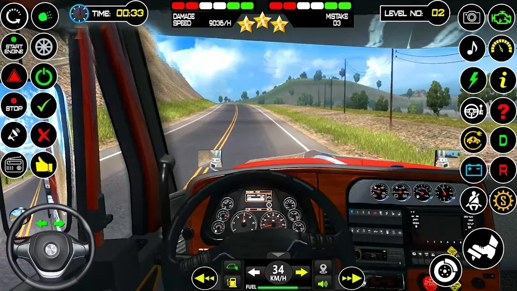 US Truck Driving Cargo Game 3D (Американский грузовик водителя)  [МОД Menu] Screenshot 4