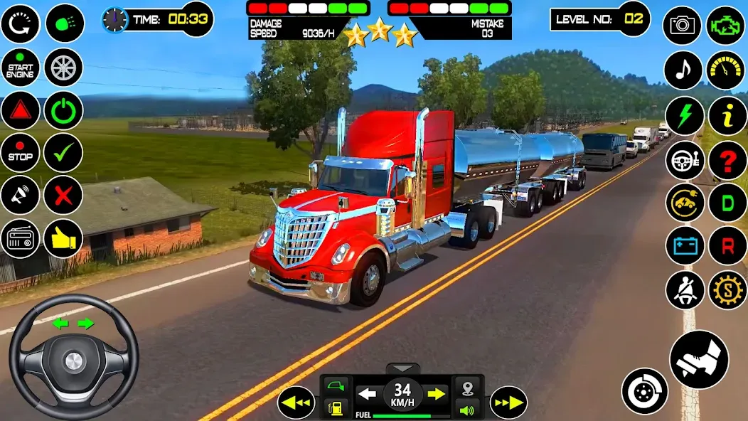 US Truck Driving Cargo Game 3D (Американский грузовик водителя)  [МОД Menu] Screenshot 5