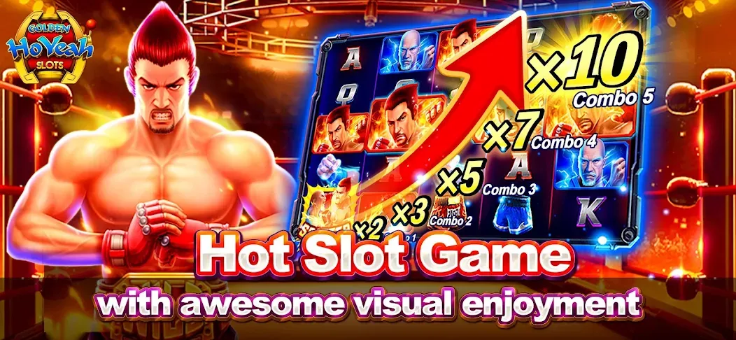 Golden HoYeah- Casino Slots (Голден ХоЯй)  [МОД Все открыто] Screenshot 3