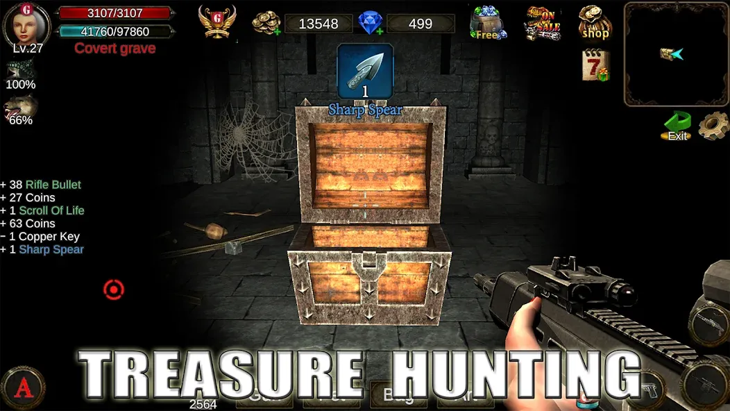 Dungeon Shooter : Dark Temple (Данжен Шутер)  [МОД Меню] Screenshot 4