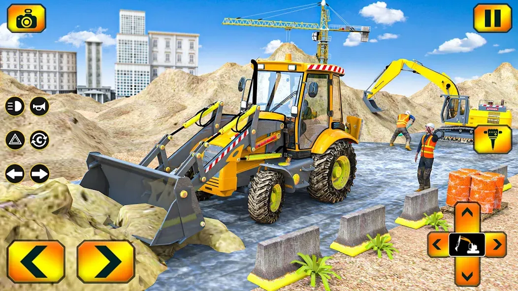 Sand Excavator Simulator Games  [МОД Много денег] Screenshot 4