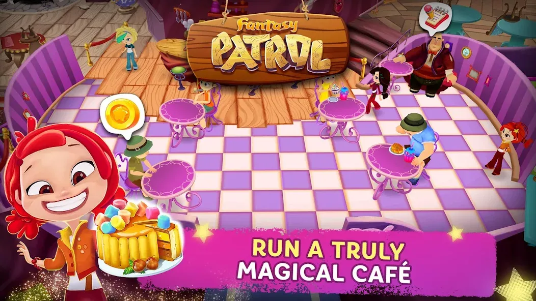 Fantasy Patrol: Cafe  [МОД Unlocked] Screenshot 1