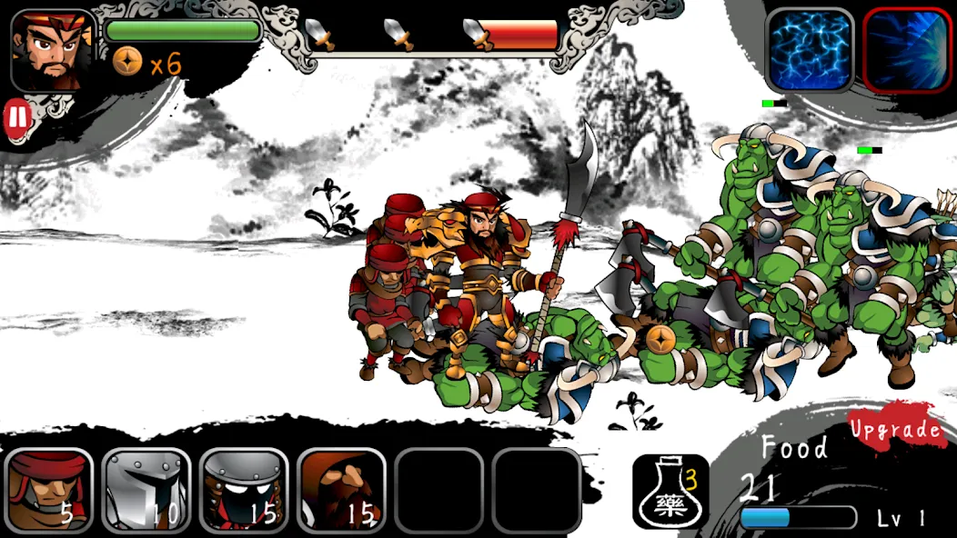 Three Kingdoms Defense (Три Королевства Защита)  [МОД Бесконечные монеты] Screenshot 5