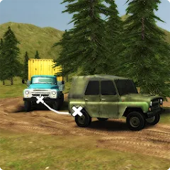 Скачать взломанную Dirt Trucker: Muddy Hills (Дрт Трукер)  [МОД Много денег] - последняя версия apk на Андроид