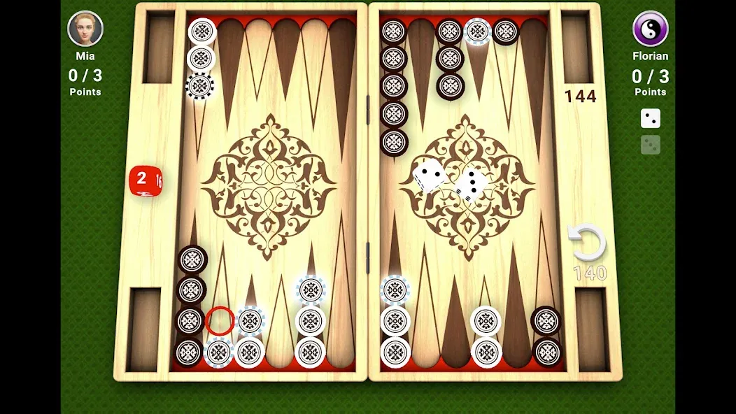 Backgammon -  Board Game  [МОД Mega Pack] Screenshot 5