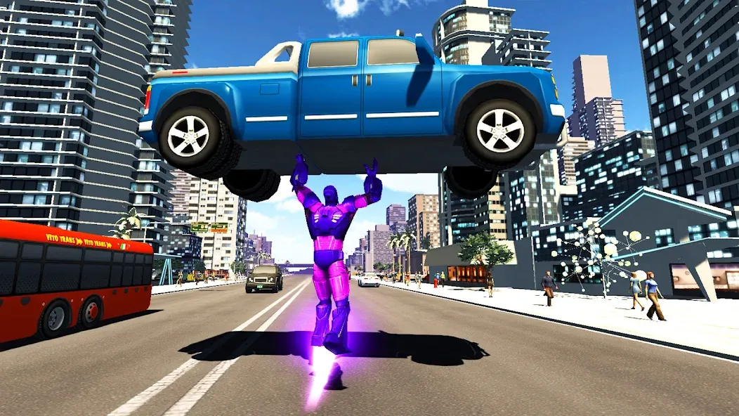 Super city hero:Iron Hero War (Супер сити герой)  [МОД Menu] Screenshot 3