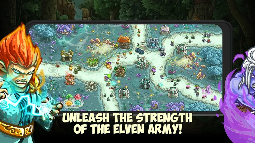 Kingdom Rush Origins TD (Кингдом Раш Ориджинс)  [МОД Menu] Screenshot 2