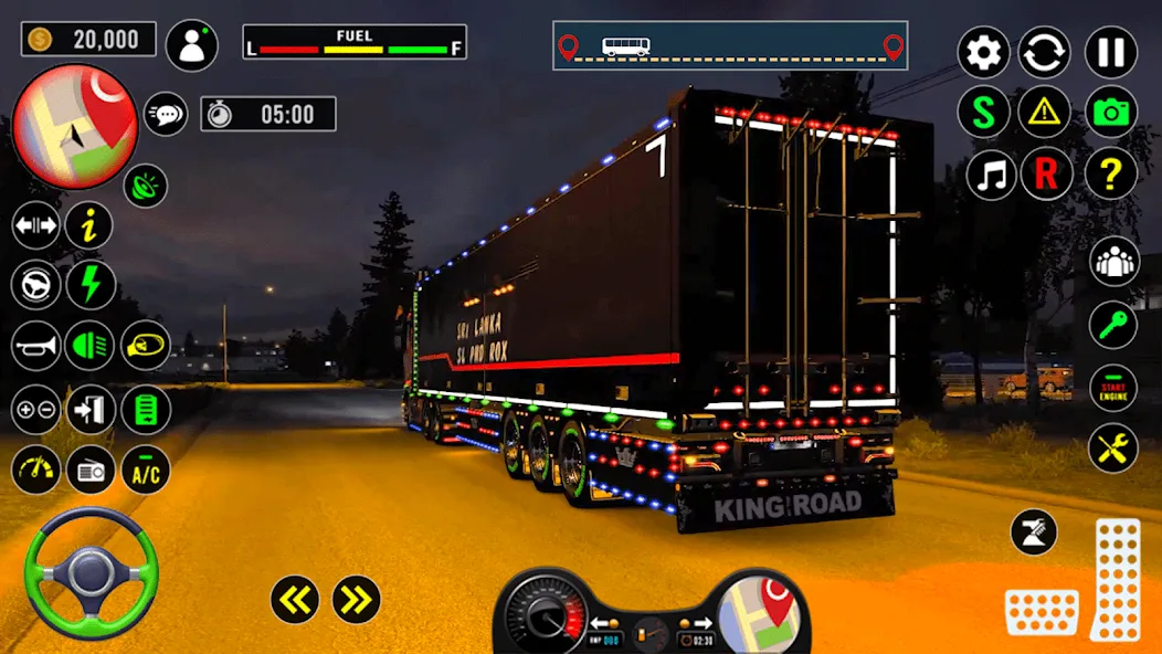 US Truck City Transport Sim 3d  [МОД Много денег] Screenshot 2