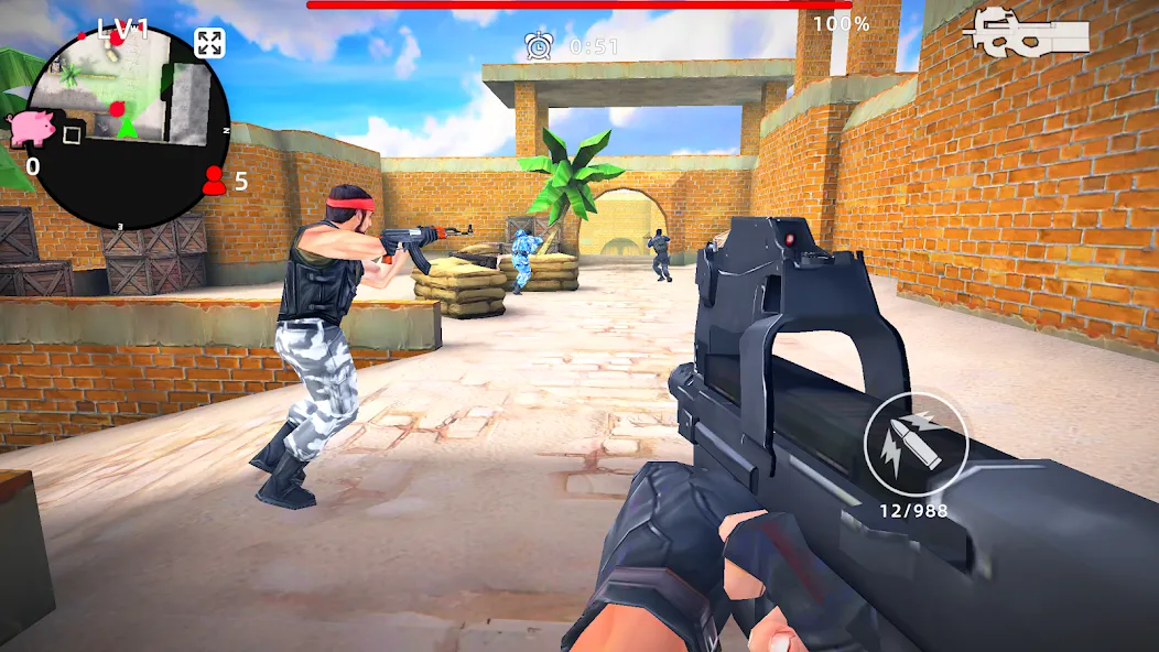 Gun Strike: FPS Shooter Game (Каунтер Атак)  [МОД Unlimited Money] Screenshot 4