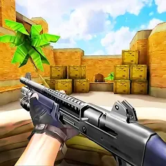 Скачать взлом Gun Strike: FPS Shooter Game (Каунтер Атак)  [МОД Unlimited Money] - стабильная версия apk на Андроид