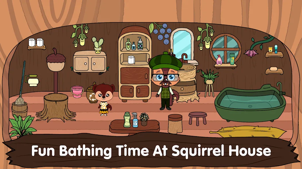 Animal Town - My Squirrel Home  [МОД Unlocked] Screenshot 4