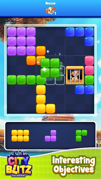 City Blitz-Block Puzzle Blast (Блок Головоломка Кинг)  [МОД Menu] Screenshot 3