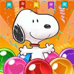 Взлом Bubble Shooter - Snoopy POP! (Бабл шутер)  [МОД Unlimited Money] - полная версия apk на Андроид