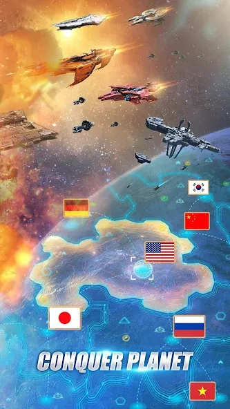 Galaxy Battleship (Гэлакси Батлшип)  [МОД Бесконечные деньги] Screenshot 4