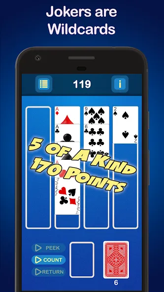 Puzzle Poker Joker's Wild  [МОД Бесконечные монеты] Screenshot 3