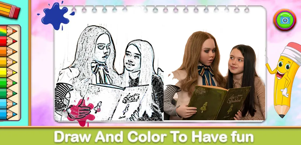 Megan Coloring Game (Меган Колоринг Гейм)  [МОД Menu] Screenshot 2