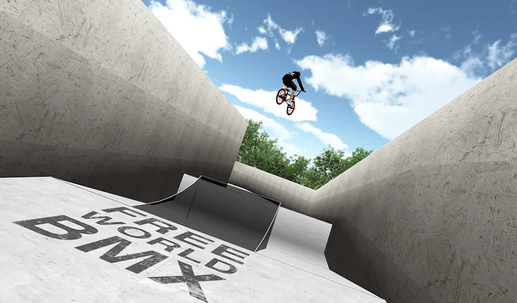 Free World BMX (Фри Ворлд БМХ)  [МОД Много денег] Screenshot 1