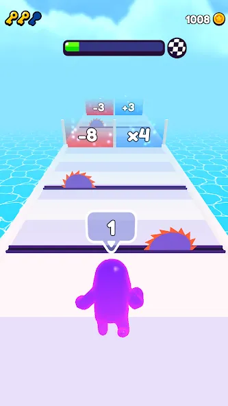 Join Blob Clash 3D: Mob Runner (Джойн Блоб Клаш 3D)  [МОД Меню] Screenshot 1