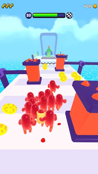 Join Blob Clash 3D: Mob Runner (Джойн Блоб Клаш 3D)  [МОД Меню] Screenshot 4