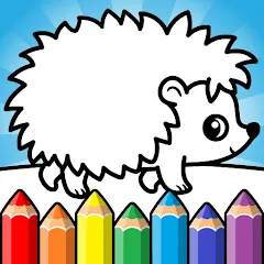 Скачать взлом Easy coloring book for kids  [МОД Все открыто] - полная версия apk на Андроид