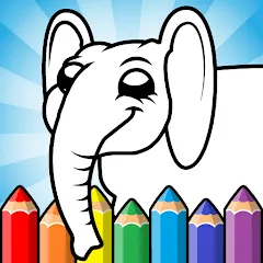 Взлом Easy coloring pages for kids  [МОД Бесконечные монеты] - последняя версия apk на Андроид