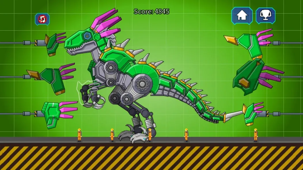 Velociraptor Rex Dino Robot (Велоцираптор Рекс Дино Робот)  [МОД Unlocked] Screenshot 1