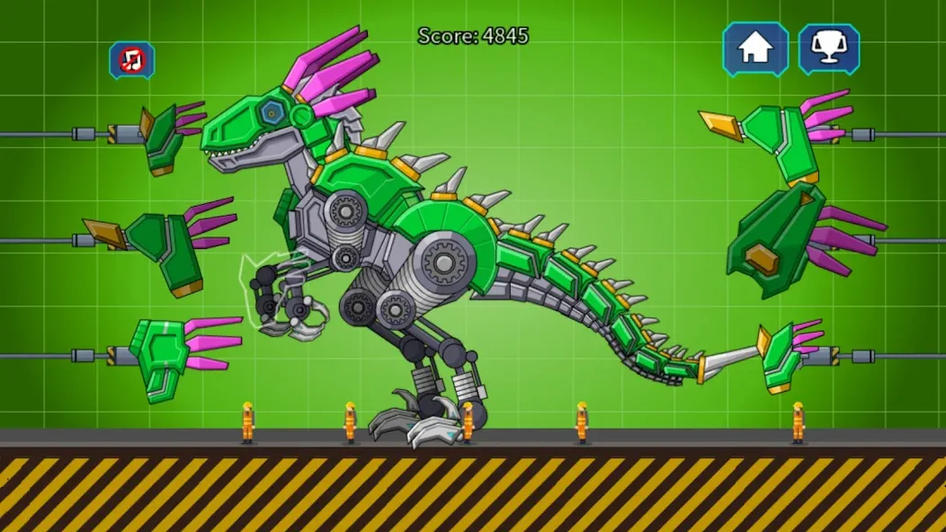 Velociraptor Rex Dino Robot (Велоцираптор Рекс Дино Робот)  [МОД Unlocked] Screenshot 5