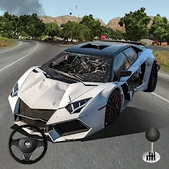 Скачать взлом Mega Car Crash Simulator (Мега Кар Краш Симулятор)  [МОД Меню] - стабильная версия apk на Андроид