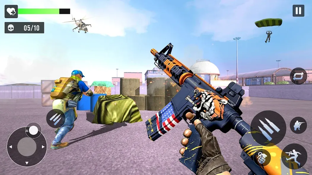 Gun Games - FPS Shooting Games (ФПС офлайн игры по стрельбе из пистолета)  [МОД Menu] Screenshot 3