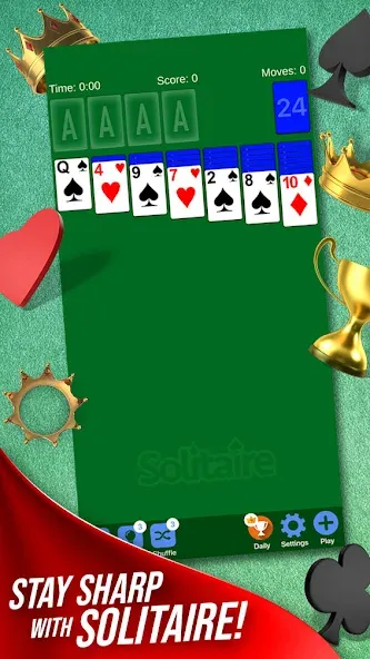 Solitaire + Card Game by Zynga  [МОД Много монет] Screenshot 1