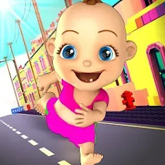 Скачать взломанную Baby Run The Babysitter Escape  [МОД Все открыто] - полная версия apk на Андроид