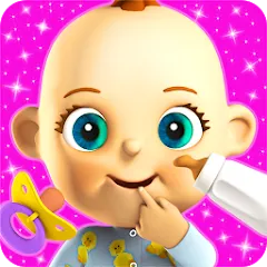 Скачать взломанную Talking Babsy Baby  [МОД Бесконечные деньги] - последняя версия apk на Андроид