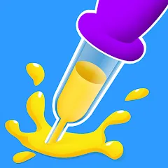 Взлом Paint Dropper: draw puzzle (Пэйнт Дроппер)  [МОД Mega Pack] - последняя версия apk на Андроид