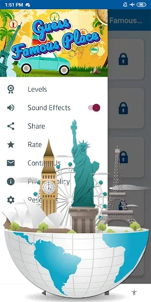 Guess the famous place  [МОД Все открыто] Screenshot 5