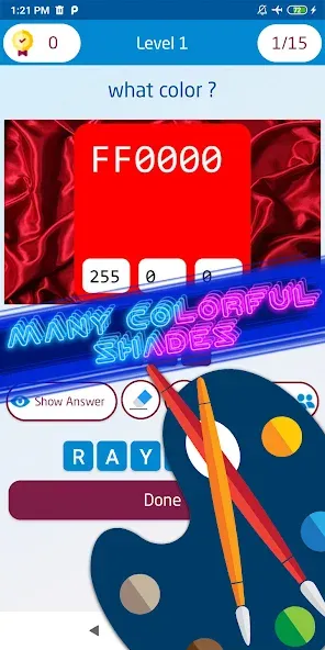 Guess the color game  [МОД Все открыто] Screenshot 4