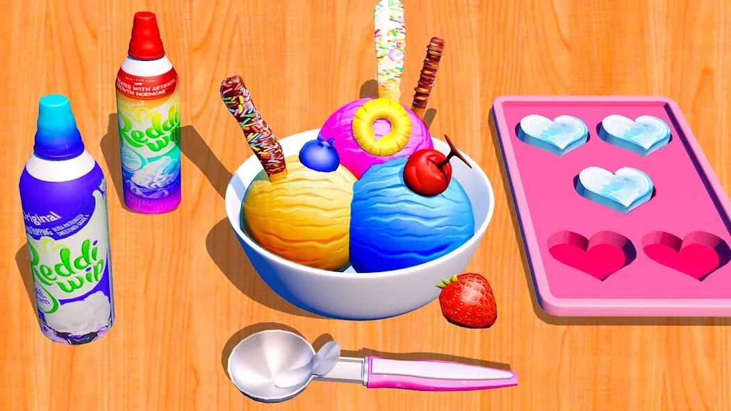 Ice Cream Games: Rainbow Maker (Айс Крем Геймс)  [МОД Меню] Screenshot 1