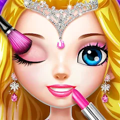 Скачать взломанную Princess Makeup Salon  [МОД Mega Pack] - последняя версия apk на Андроид