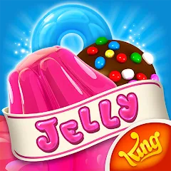 Взлом Candy Crush Jelly Saga (Кенди Краш Джелли Сага)  [МОД Меню] - последняя версия apk на Андроид