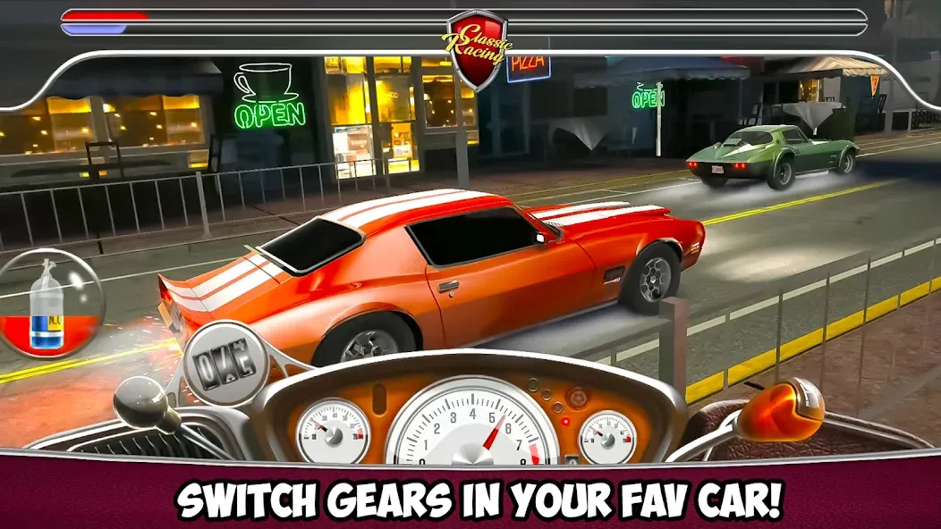 Classic Drag Racing Car Game (Классическая игра на гонках драгрейсинга)  [МОД Меню] Screenshot 3