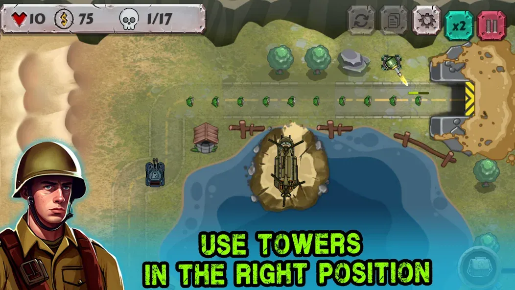 Battle Strategy: Tower Defense  [МОД Unlocked] Screenshot 3