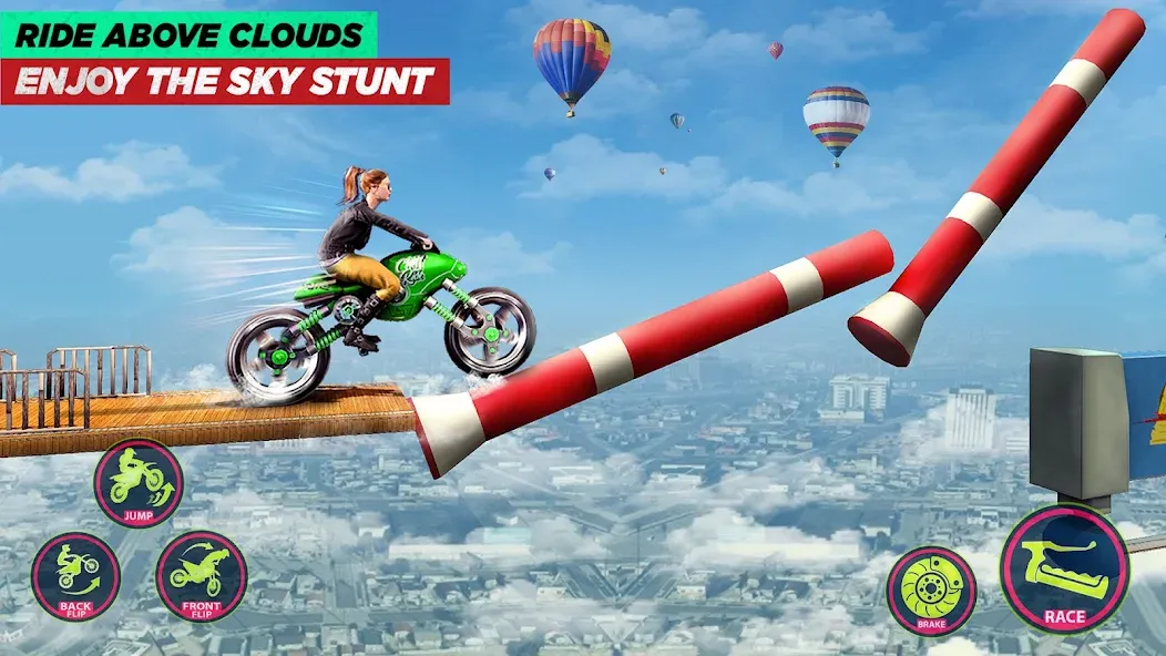 Bike Stunt Game: Tricks Master  [МОД Menu] Screenshot 5