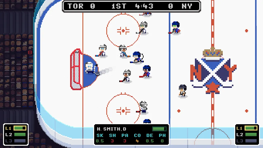 Ice League Hockey (Айс Лиг Хоккей)  [МОД Бесконечные деньги] Screenshot 1