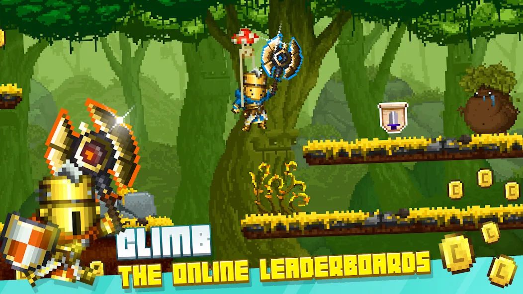 Bit Heroes Runner: Pixel Blitz (Бит Хероес Раннер)  [МОД Много денег] Screenshot 4