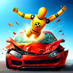 Скачать взломанную Realistic Car Crash Simulator (Реалистичный симулятор автокатастроф)  [МОД Mega Pack] - полная версия apk на Андроид