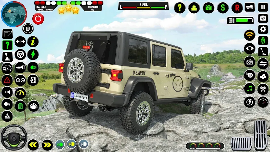 Army Truck Transporter Game 3D  [МОД Бесконечные монеты] Screenshot 1