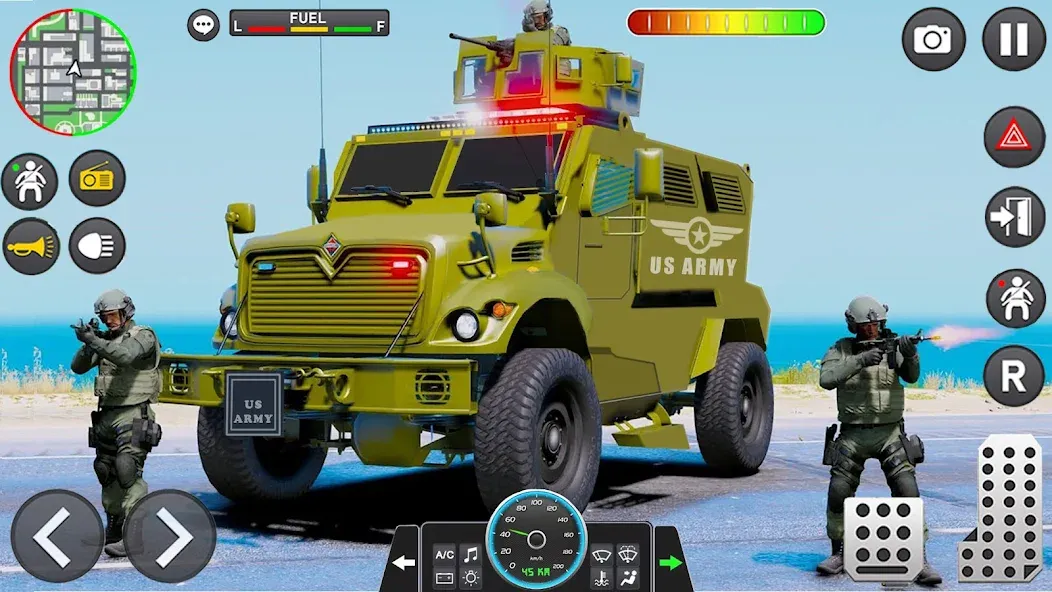 Army Vehicle Cargo Transport (Армейский транспорт грузовых автомобилей)  [МОД Unlimited Money] Screenshot 1