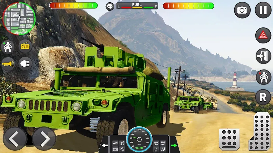 Army Vehicle Cargo Transport (Армейский транспорт грузовых автомобилей)  [МОД Unlimited Money] Screenshot 3