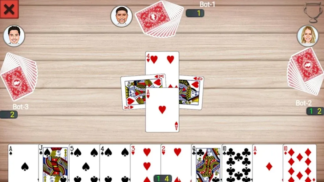 Callbreak Prince: Card Game (Каллбрейк Принц)  [МОД Unlocked] Screenshot 2