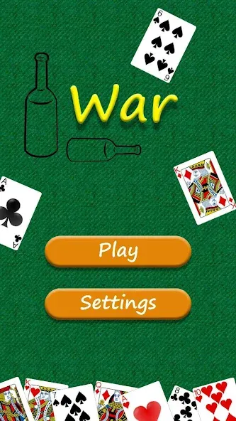 War - card game  [МОД Меню] Screenshot 1